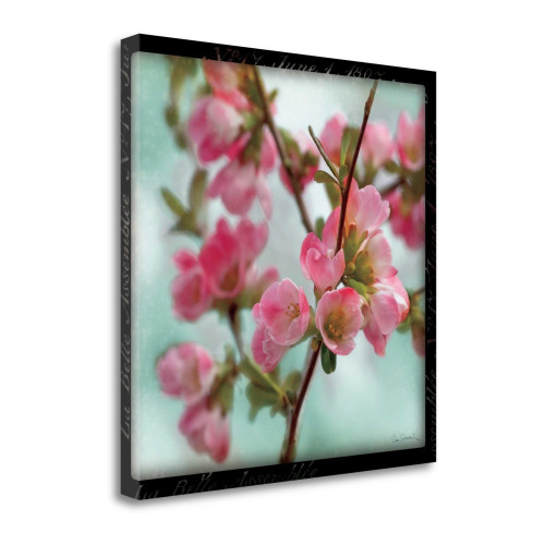Quince Blossoms II Wrapped Canvas Print Living Room Wall Art
