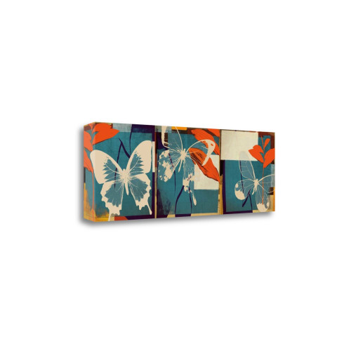 Butterflies Viola 1 Wrapped Canvas Print Living Room Wall Art