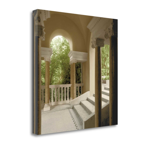 Jardin Portique No 1 Wrapped Canvas Print Living Room Wall Art