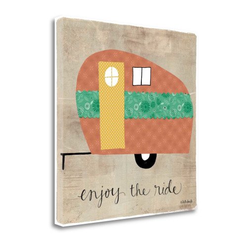 Enjoy The Ride 4 Wrapped Canvas Print Living Room Wall Art