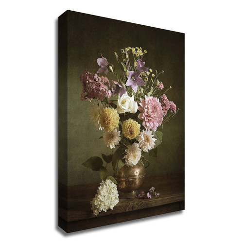 "Bouquet Ii" Wrapped Canvas Print Wall Art