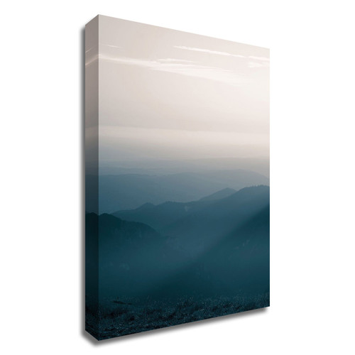 "Blue Mountains V" Wrapped Canvas Print Wall Art