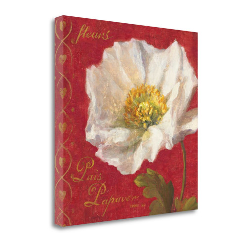 Paris Blossom II Wrapped Canvas Print Living Room Wall Art