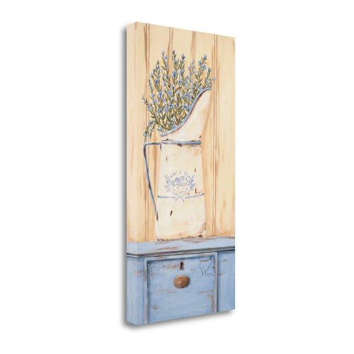 Belle Bleu 2 Wrapped Canvas Print Living Room Wall Art