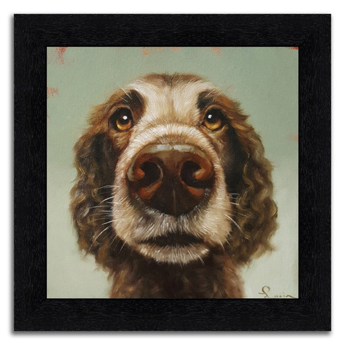 "Brownie" Black Framed Print Wall Art