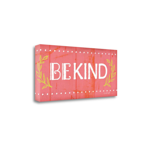 Be Kind 11 Wrapped Canvas Print Living Room Wall Art