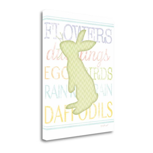Bunny III Wrapped Canvas Print Living Room Wall Art