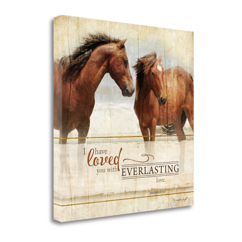 Everlasting Love 1 Wrapped Canvas Print Living Room Wall Art