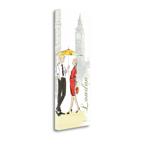 London Lovers 1 Wrapped Canvas Print Living Room Wall Art