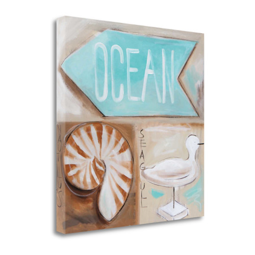 Wheres The Ocean 3 Wrapped Canvas Print Wall Art