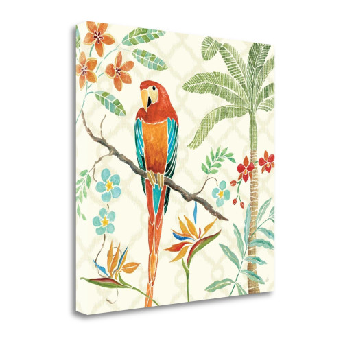 Tropical Paradise II Wrapped Canvas Print Living Room Wall Art