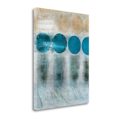 Blue Moon I Wrapped Canvas Print Living Room Wall Art