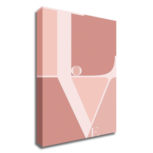 "Love" Wrapped Canvas Print Wall Art