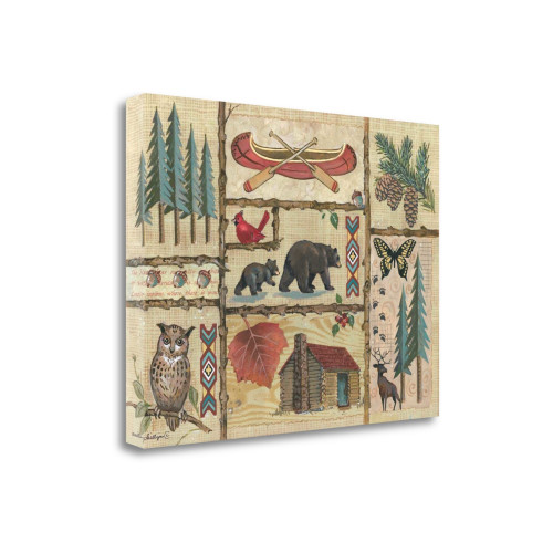 Joys Of Camping 2 Wrapped Canvas Print Living Room Wall Art