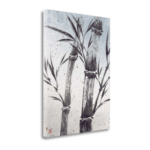 Cool Bamboo II Wrapped Canvas Print Living Room Wall Art