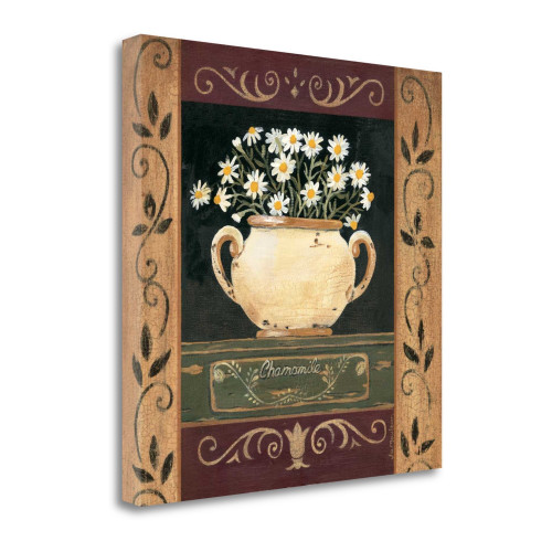 Chamomile Wrapped Canvas Print Living Room Wall Art