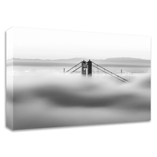 "Across The Bay" Wrapped Canvas Print Wall Art