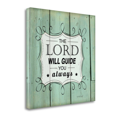The Lord Will Guide You 2 Wrapped Canvas Print Living Room Wall Art
