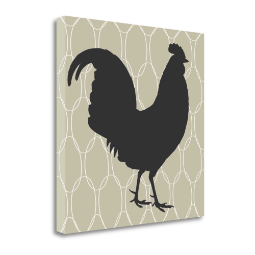 Cock A Doodle Doo 7 Wrapped Canvas Print Wall Art