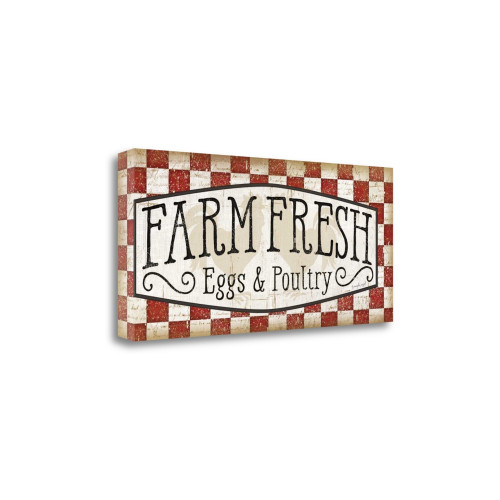 Farm Fresh 2 Wrapped Canvas Print Living Room Wall Art