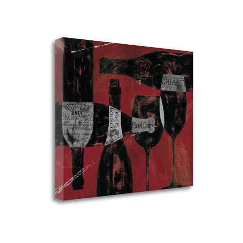 Wine Selection Red 2 Wrapped Canvas Print Living Room Wall Art