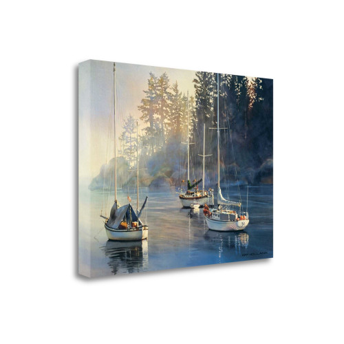 Serenity 19 Wrapped Canvas Print Living Room Wall Art