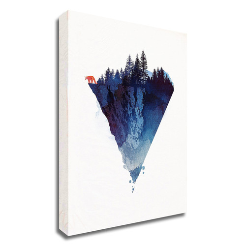 "Near To The Edge" Wrapped Canvas Print Wall Art