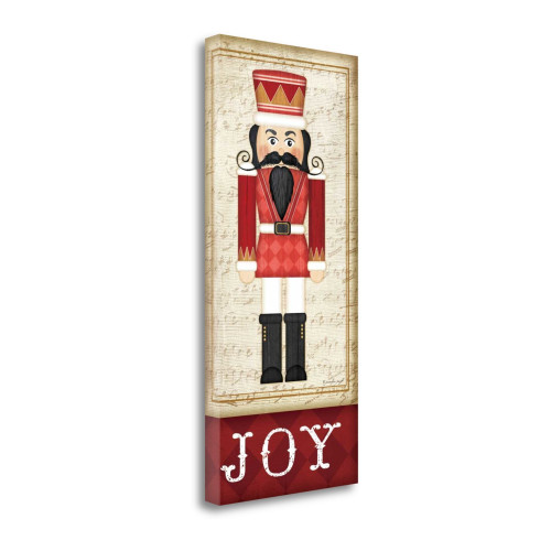 Nutcracker Joy 3 Wrapped Canvas Print Living Room Wall Art