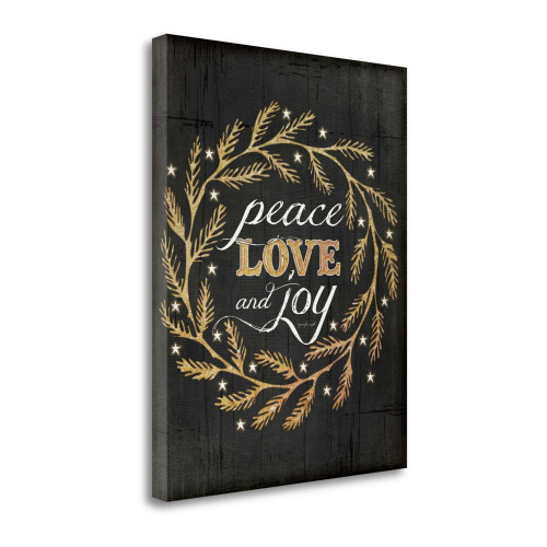 Peace 13 Wrapped Canvas Print Living Room Wall Art