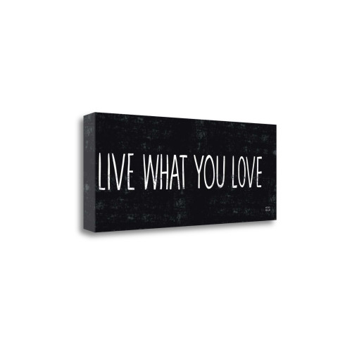 Live What You Love 3 Wrapped Canvas Print Living Room Wall Art