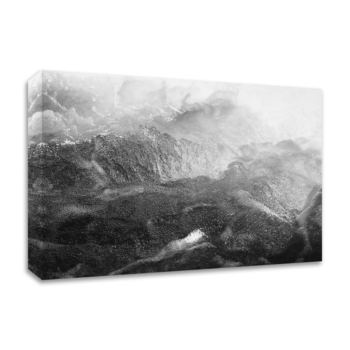 Black Motion Wrapped Canvas Print Wall Art
