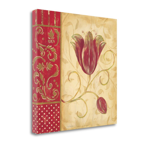 Red Tulip I Wrapped Canvas Print Living Room Wall Art