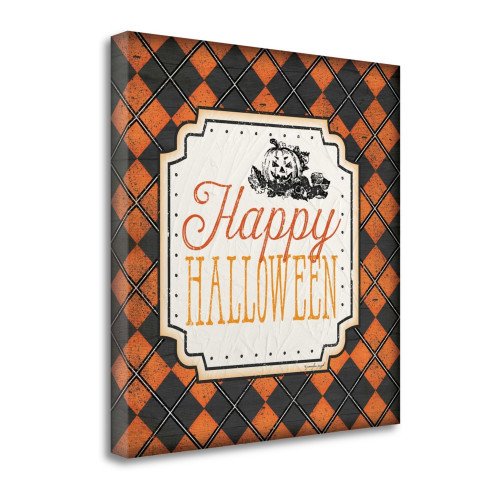 Halloween Happy 1 Wrapped Canvas Print Living Room Wall Art