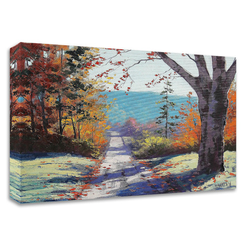 "Autumn Delight" Wrapped Canvas Print Wall Art