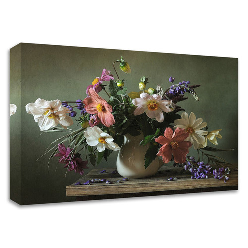 "Bouquet I" Wrapped Canvas Print Wall Art