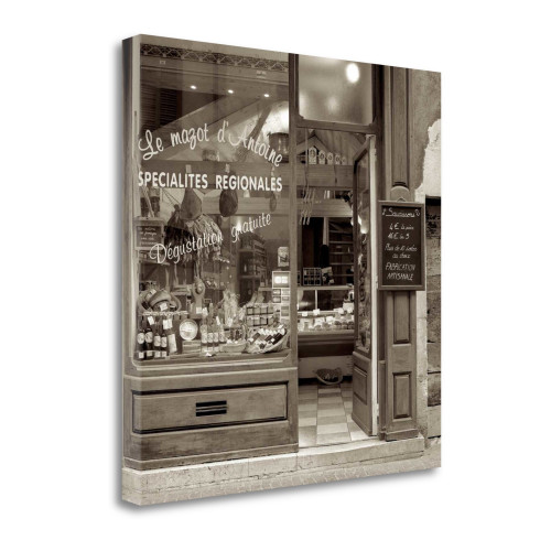 Marketplace 1 Wrapped Canvas Print Wall Art