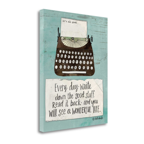 The Good Stuff 4 Wrapped Canvas Print Living Room Wall Art