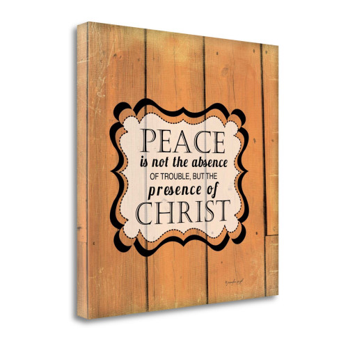 Peace Is Not 1 Wrapped Canvas Print Living Room Wall Art