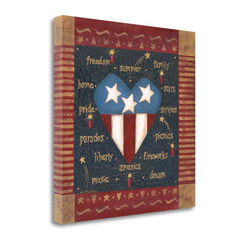Summer 2 Wrapped Canvas Print Living Room Wall Art