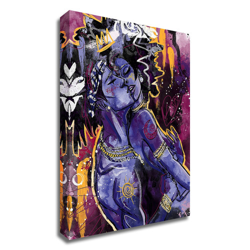 "Black Love" Wrapped Canvas Print Wall Art