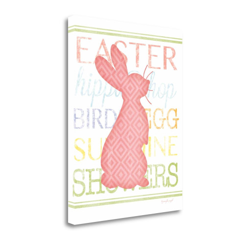 Bunny I Wrapped Canvas Print Living Room Wall Art