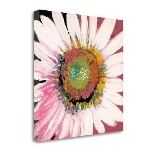 Sunshine Flower I Wrapped Canvas Print Living Room Wall Art