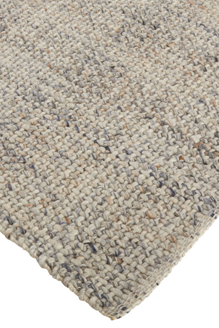 10' X 14' Beige and Gray Hand Woven Area Rug