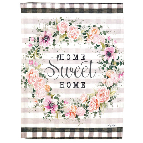 Flag Home Sweet Home Wreath 
