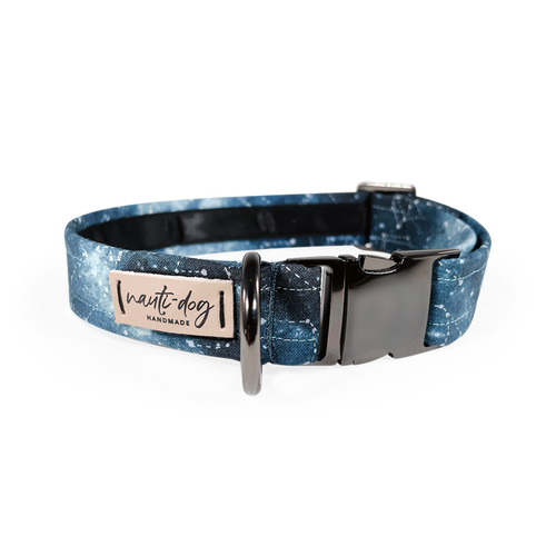 Constellation Astrological Star Chart Buckle & Martingale Dog Collar