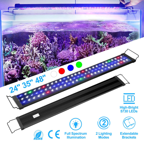 LED Aquarium Light Multi-Color Full Spectrum Freshwater Fish Tank