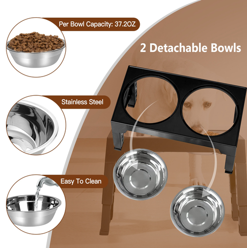 Dog Raised Bowls 