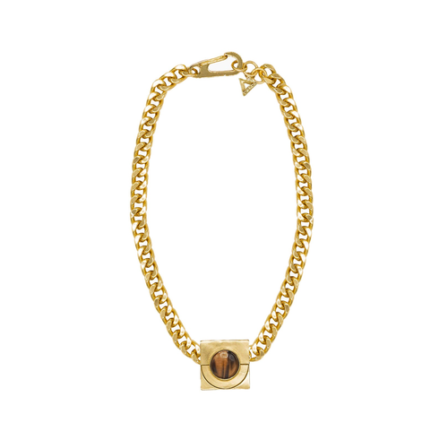 Iconic Moon Necklace in Gold