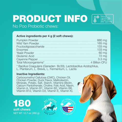 No Poo Chews for Dogs