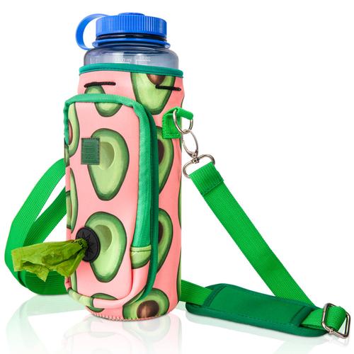 Made Easy Kit Water Bottle Carrier w/Pocket for Dog Poop Bag